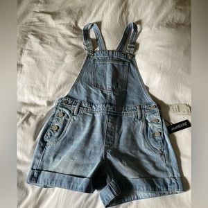 BlankNYC demim short overalls